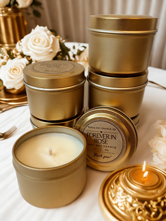 2 oz. Candle Tin - Customised Favors